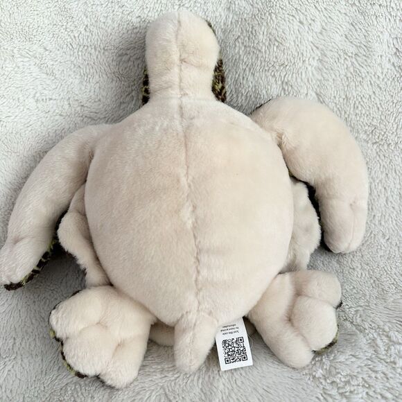 Wild Republic Spotted Sea Turtle 14" Plush Realistic Stuffed Animal Zoo Toy - Picture 5 of 6